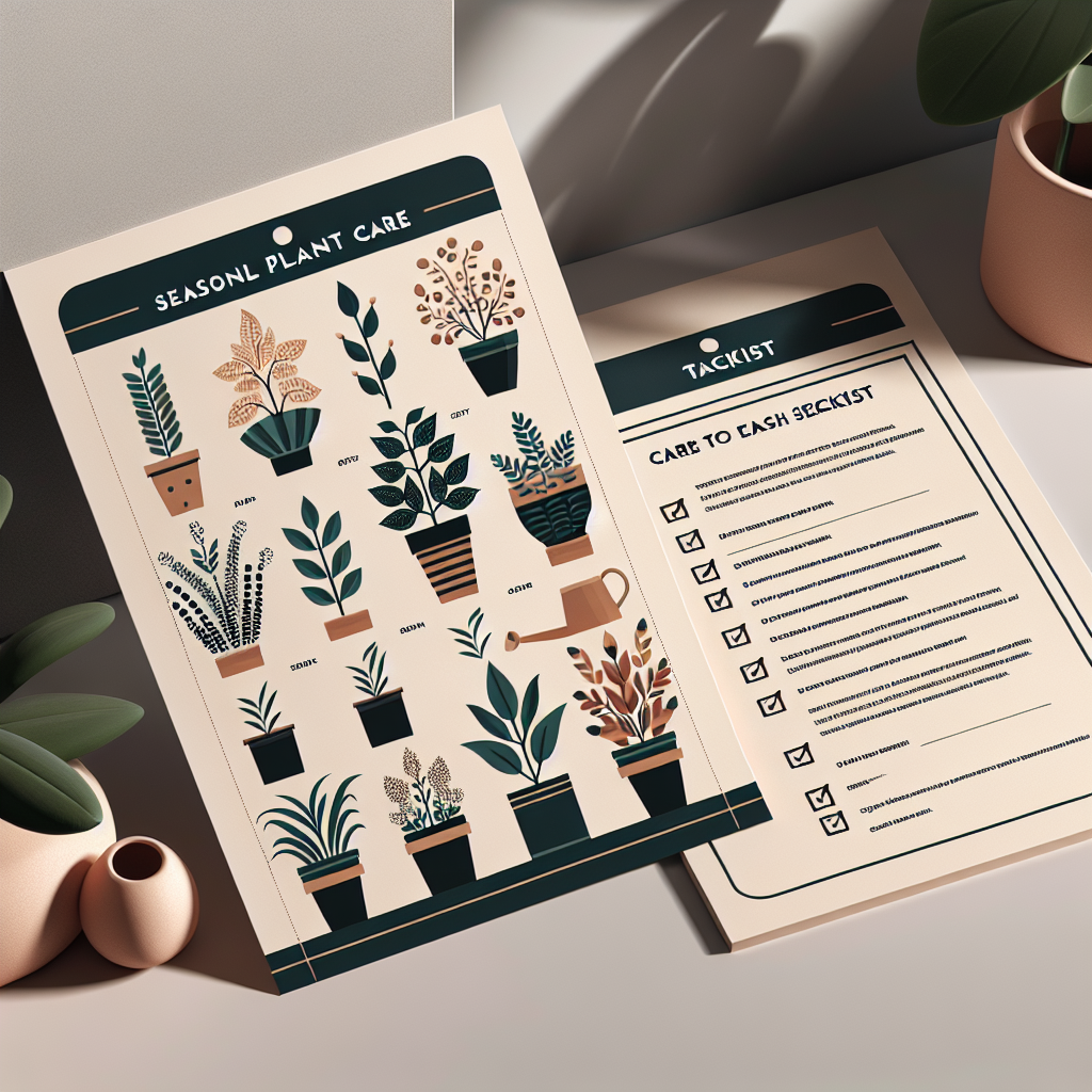 Seasonal Plant Care Checklist